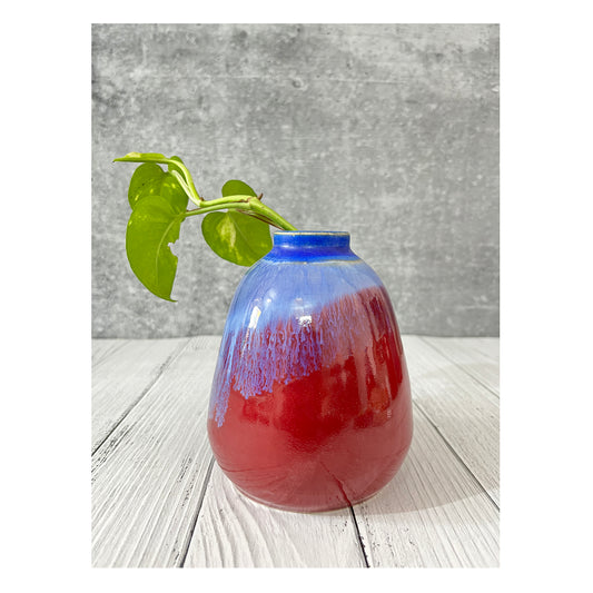 Sparkling Ruby - Ceramic Vase