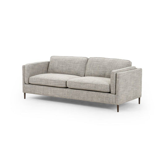 Eden Cushion Sofa – Premium Mid‑Century Leather Upholstery
