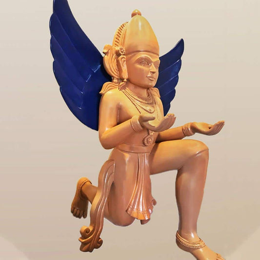 Large Handcrafted Garuda Sculpture FRP PU Divine Wall Art