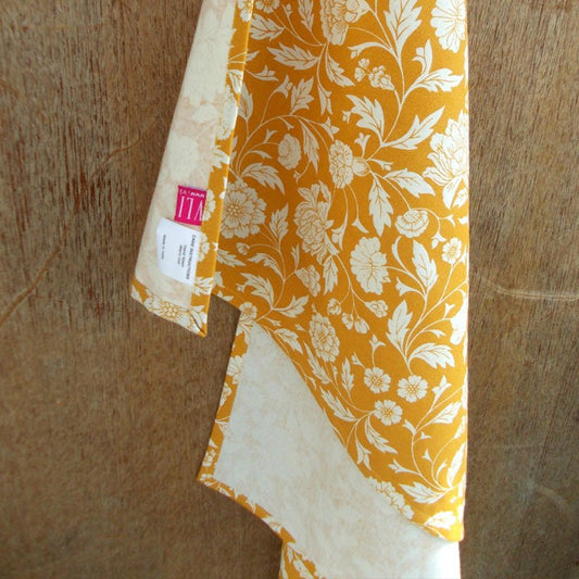Vivid Yellow Kalamkari Handcrafted Cotton Kitchen Towel Set