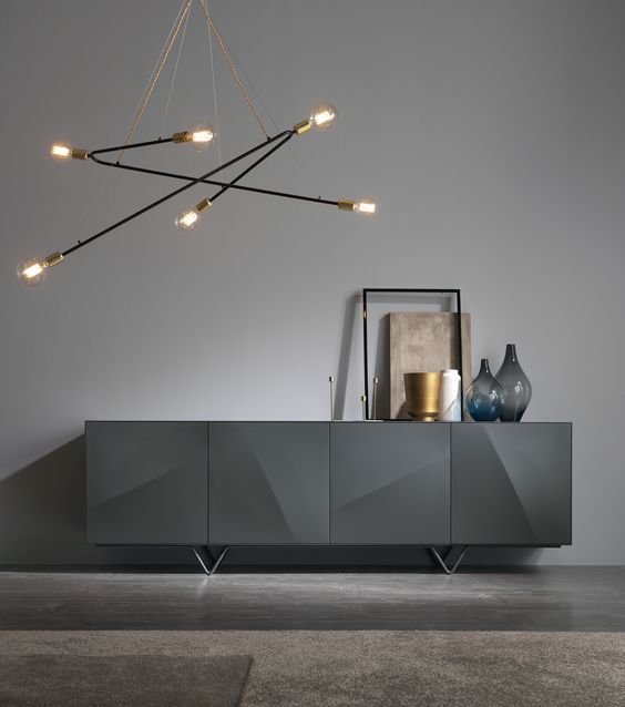 Elegant Sidney Sideboard: Luxury Wooden Console Unit with Four Crafted Doors