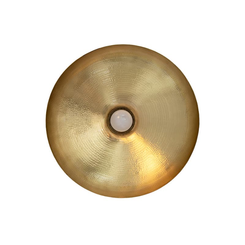 Elegant Handcrafted Brass Pillar Pendant Light with Dual Finish