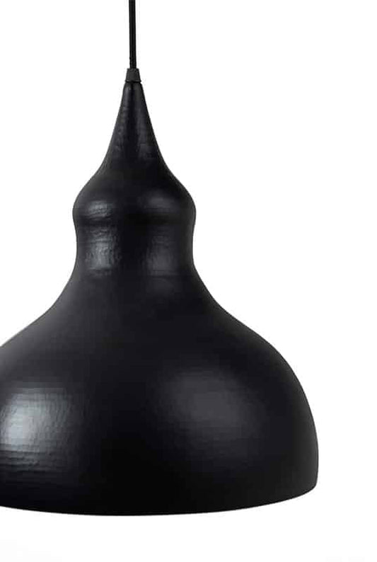 Tumba Brass Pendant Light – Antique Matte Black & Gold Finish