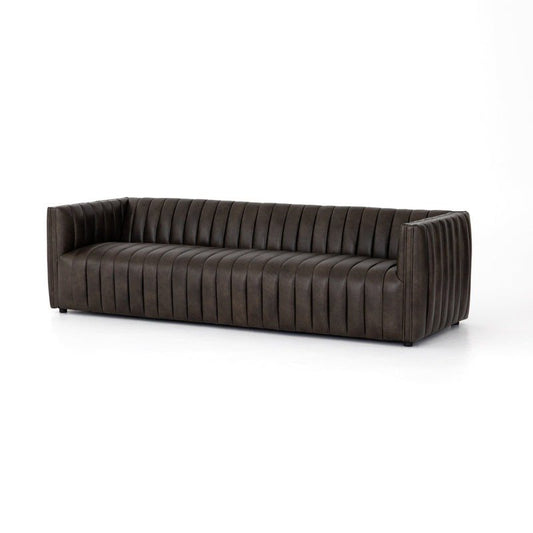 Addison Luxury Cushion Sofa with Premium Leather Finish