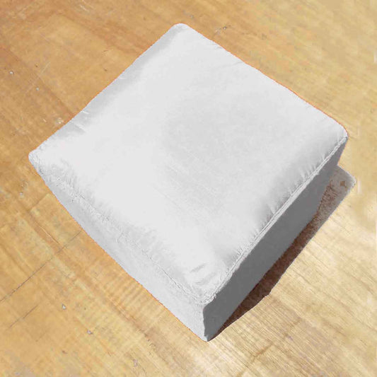 Vliving Square Polysilk Pouf Insert 17x17x17 Inch Foam