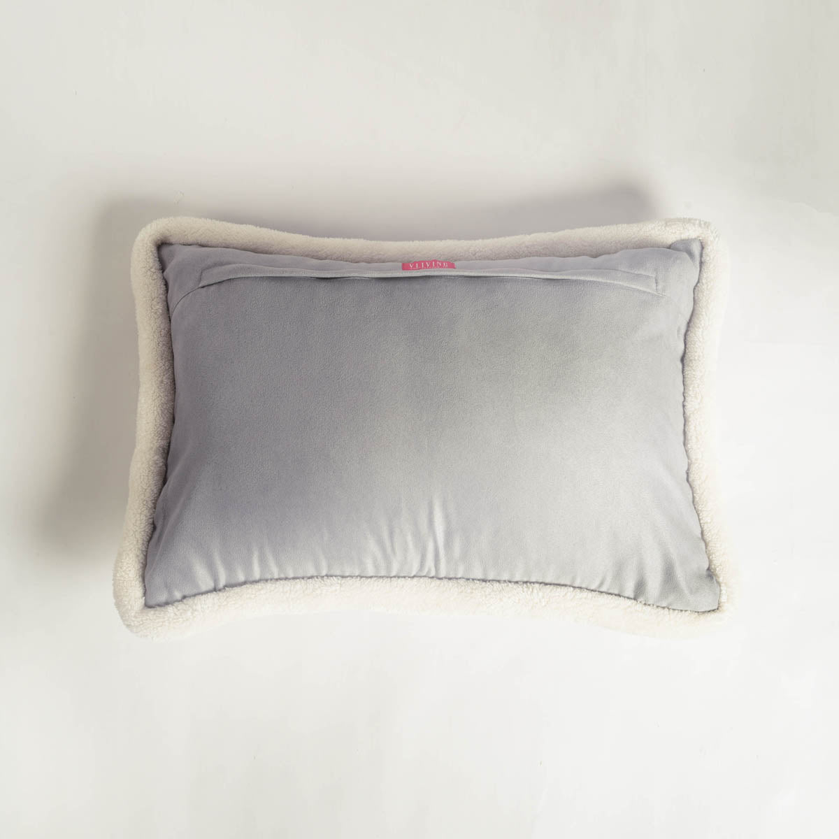 Grey Faux Suede Nordic Printed Cushion Cover – Scandinavian Pillow