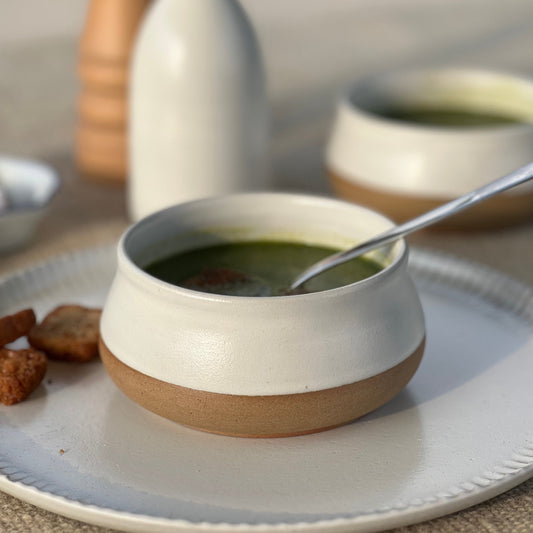 Cerulean Handcrafted Clay Soup Bowl – 300ml Capacity