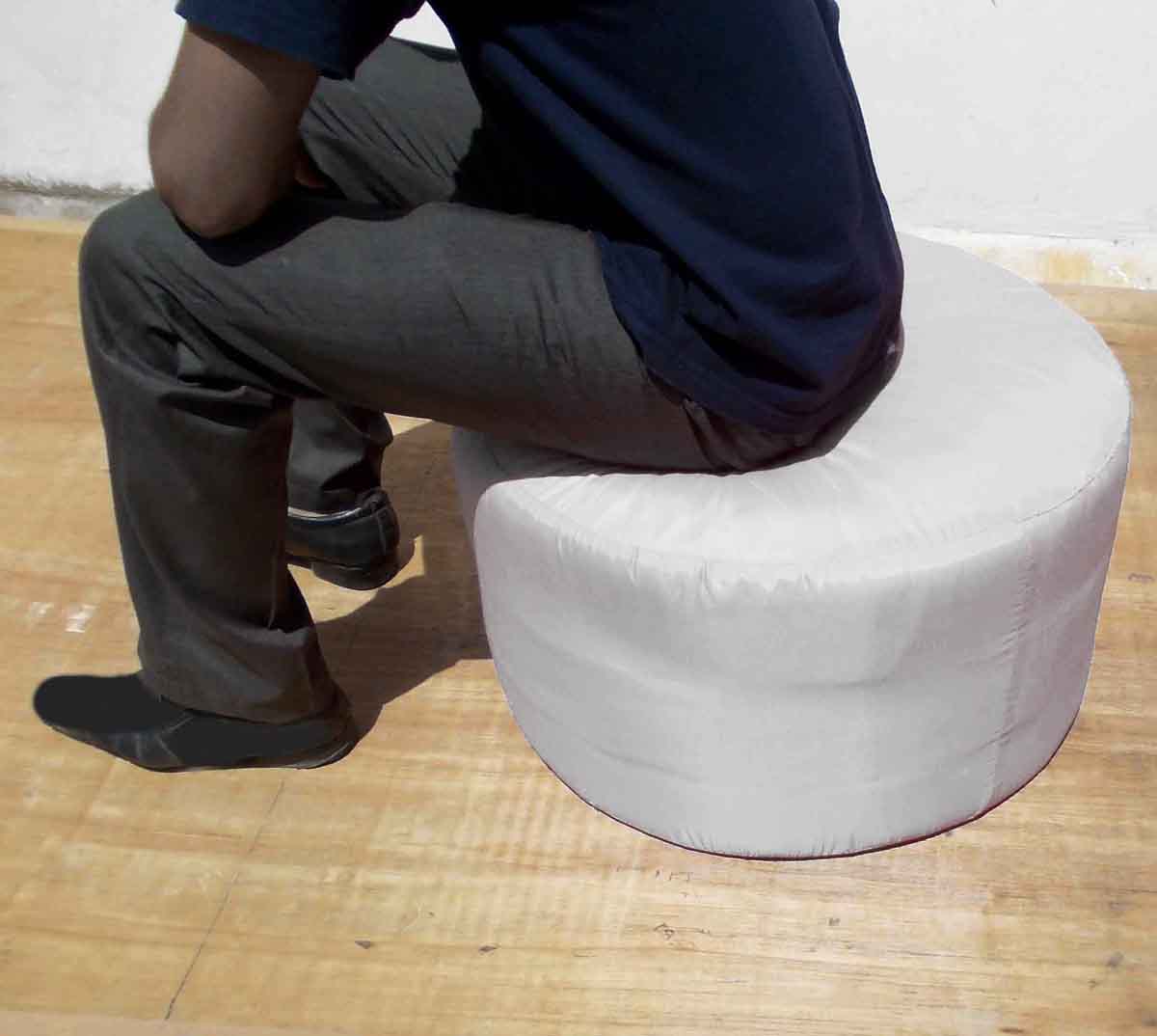 Polysilk Foam Pouf Insert – 12" H x 22" D