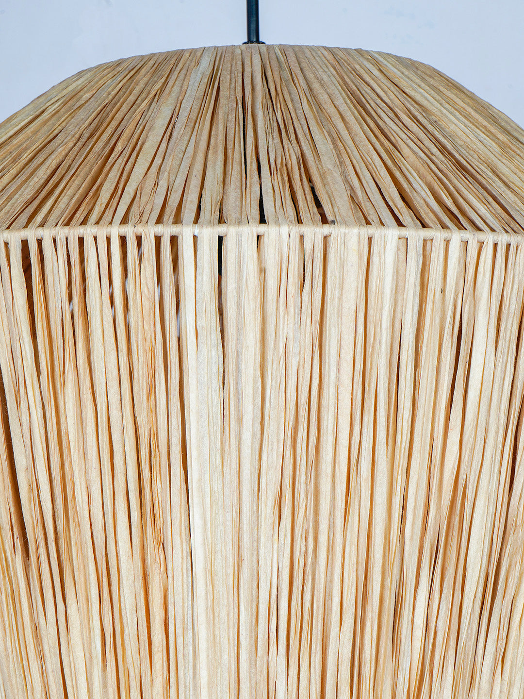 Natural Cane 1-Light Pendant – 35.6 cm