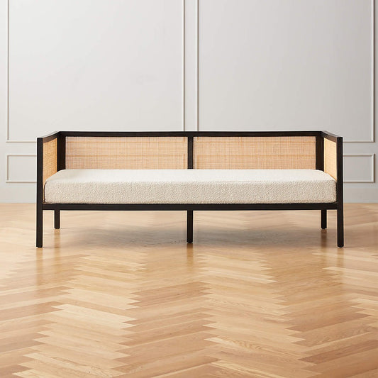 Rattan Black DayBed Black