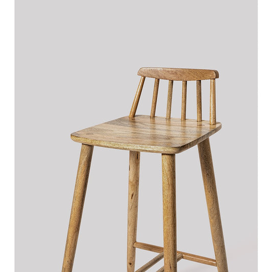 Natural Finish Bar Stool