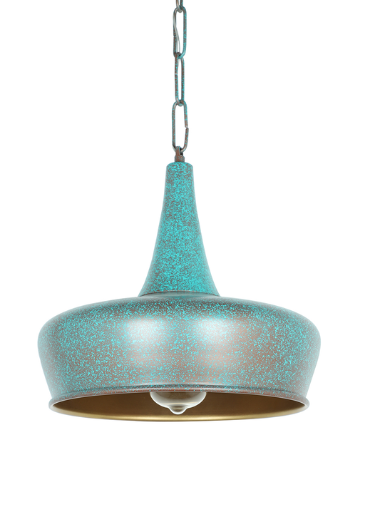 Charming Patina Onion Dome Pendant Light for Rustic Kitchen & Dining