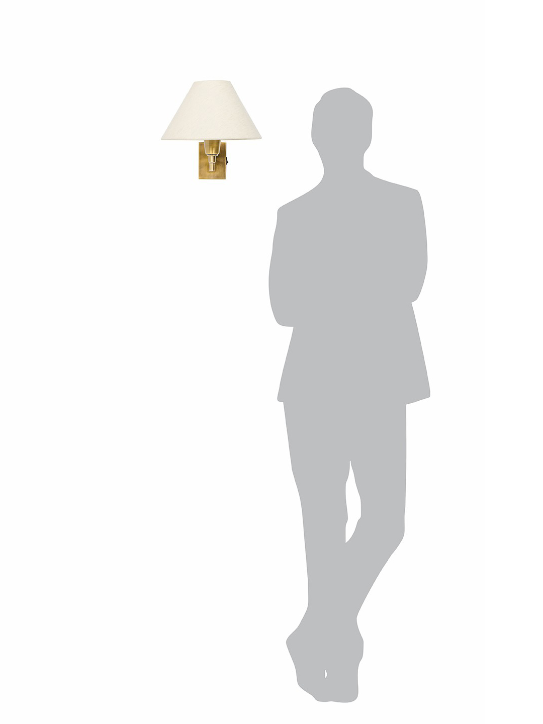 Classy Swivel Antique Brass Bedside Wall Sconce Lamp for Reading