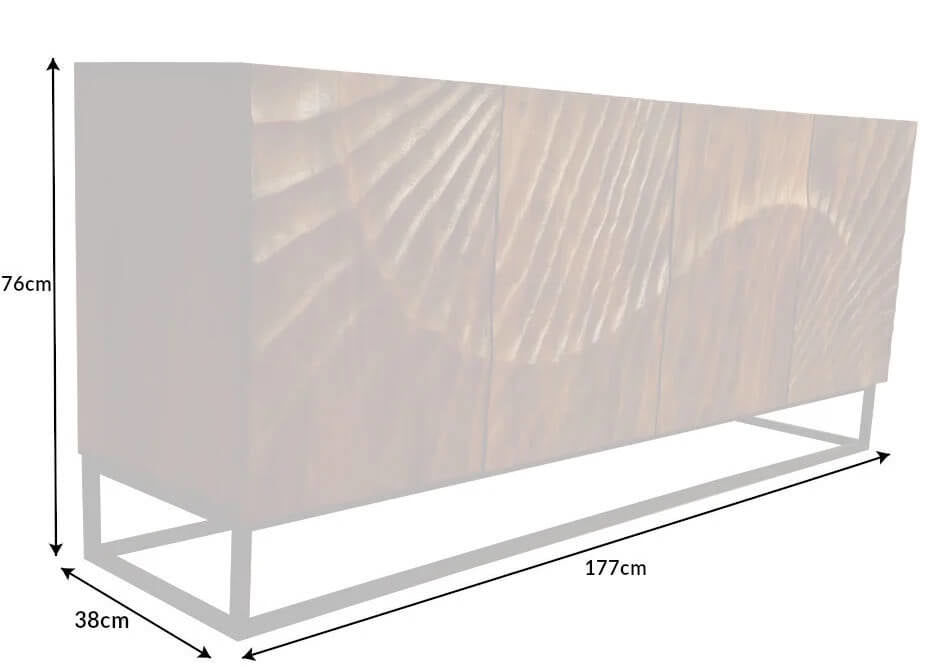 Handcrafted 4 Door Sideboard