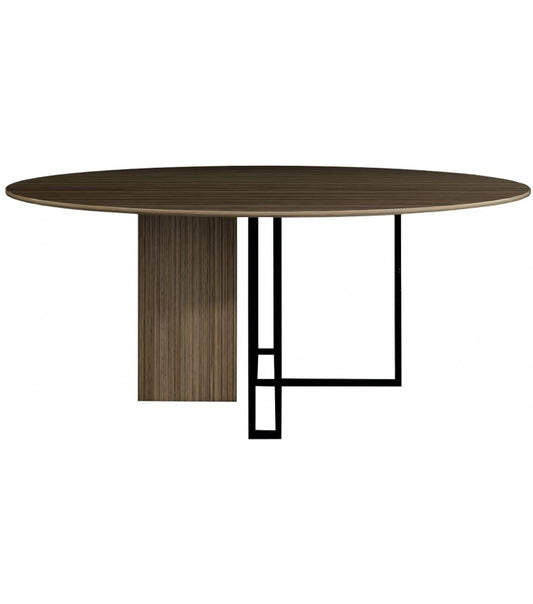 Dazzling Maple Dining Table: Sturdy Metal Frame, Chic Marble, Glass, Wood Tops