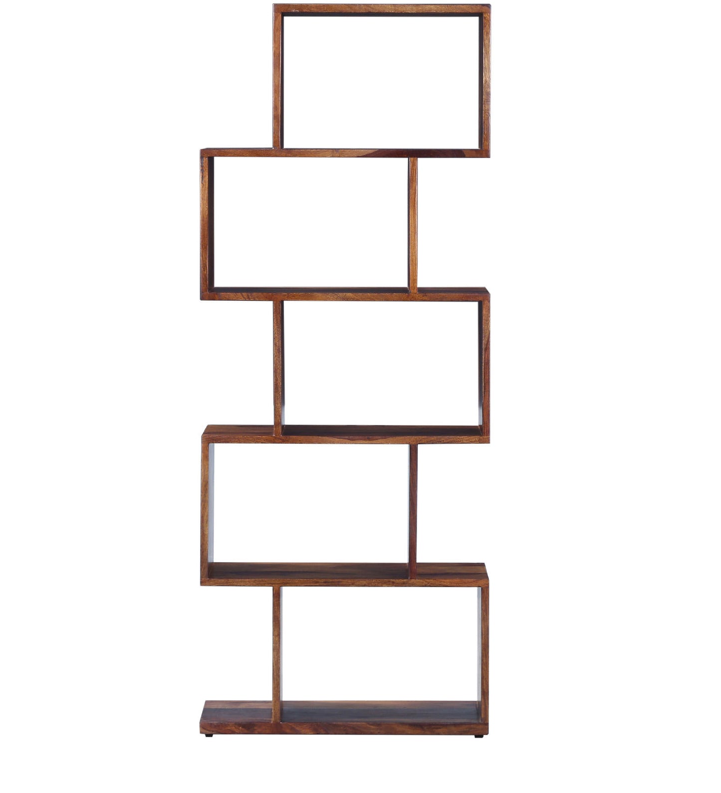 Fairmont Book Shelf Unit in Provincial Teak Finish front view placement