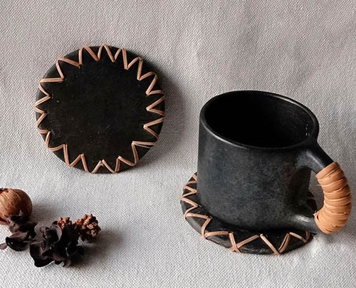 Longpi Black Pottery Tea Cup