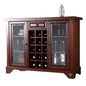Solid Mango Wood Zambo Bar Cabinet with Bottle Rack