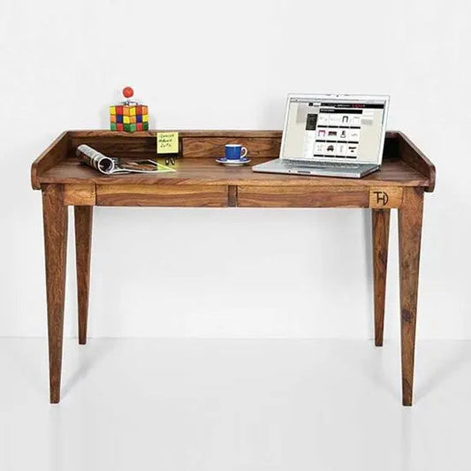 Solid Sheesham Wood Dune Kristina Study Desk with Three Drawers