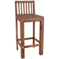 Solid Sheesham Wood Meena Bar Chair – Natural Finish, 45x45x105 cm