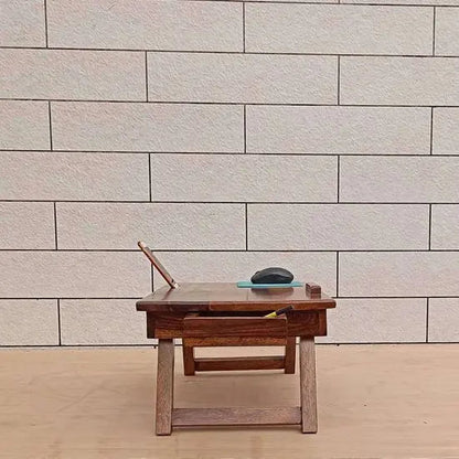 Solid Sheesham Wood Portable Noah Laptop Table with Drawer
