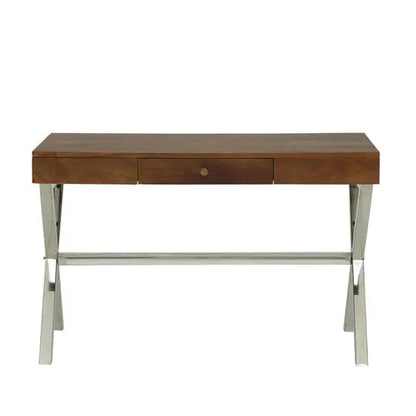 Solid Sheesham Wood Study Desk with Drawer – Dune Xtriva