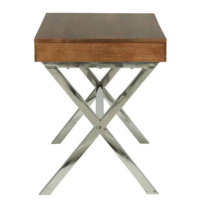 Solid Sheesham Wood Study Desk with Drawer – Dune Xtriva