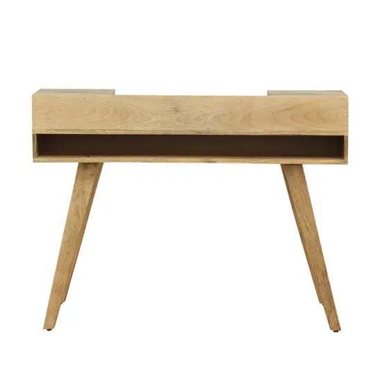 Solid Mango Wood Multi‑Color Rino Study Desk with Five Drawers