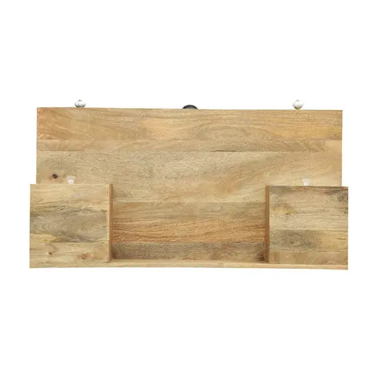 Solid Mango Wood Multi‑Color Rino Study Desk with Five Drawers