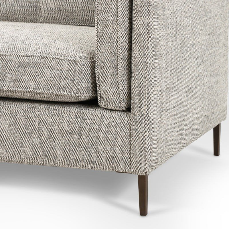 Eden Cushion Sofa – Premium Mid‑Century Leather Upholstery