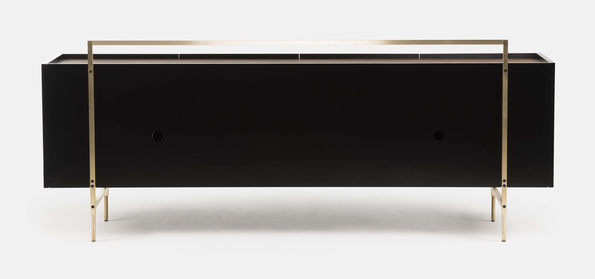 Luxurious Trunk Low Cabinet with Removable Storage Box and Metal Detailing