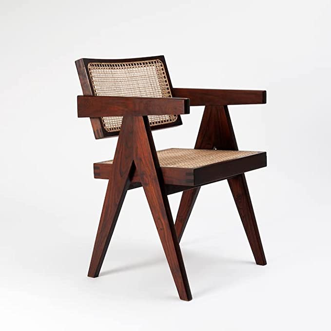 Wooden Mango Wood Office Armchair