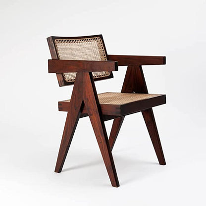 Wooden Mango Wood Office Armchair