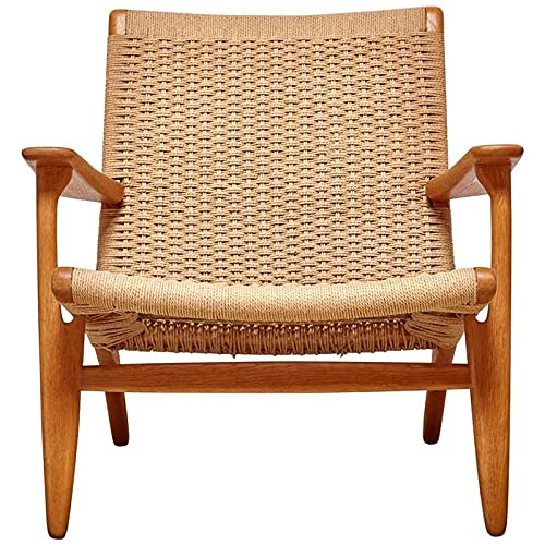Wooden and Rope Chair Living Room Chair Balcony Chair Garden Chair