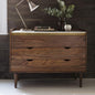 Side Board Cabinet Chest of Drawers for Living Room/Bed Room (Mango Wood 3 Drawers)