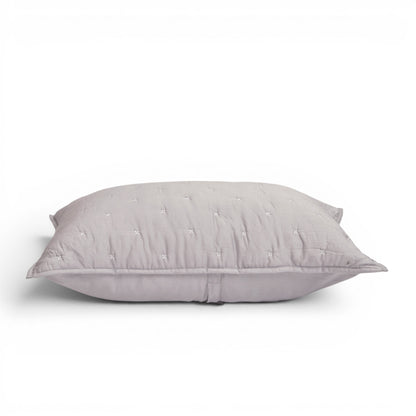 Concrete Grey 300TC Fine Cotton Quilted Pillow Case