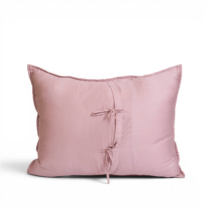 Old Rose 300TC Fine Cotton Quilted Pillow Case