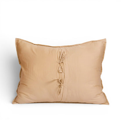 Beige 300TC Fine Cotton Quilted Pillow Case