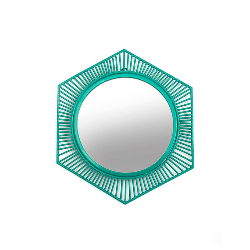 Vibrant Mystic Round Wall Mirror