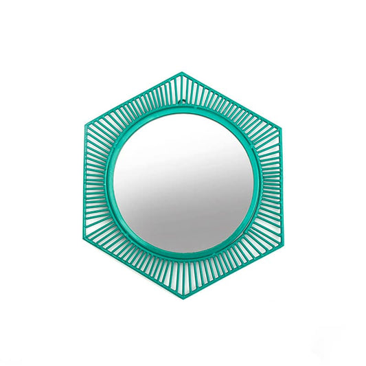 Vibrant Mystic Round Wall Mirror