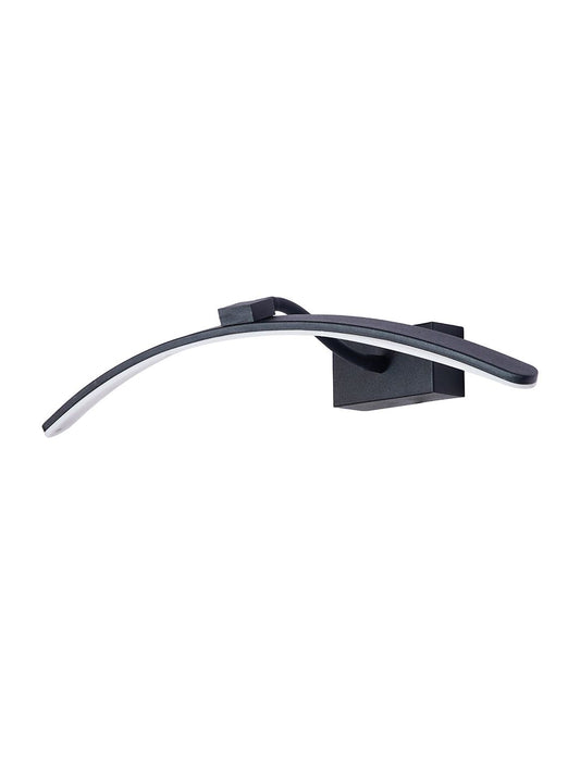 Modern Black Curved 18 Watt Tunable LED Picture Light with 3 Colors