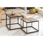Rattan Industrial coffee table