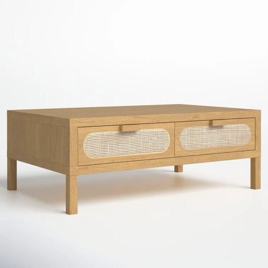 Maple Coffee Table with Drawers