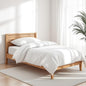 200TC Duvet cover, white premium cotton percale