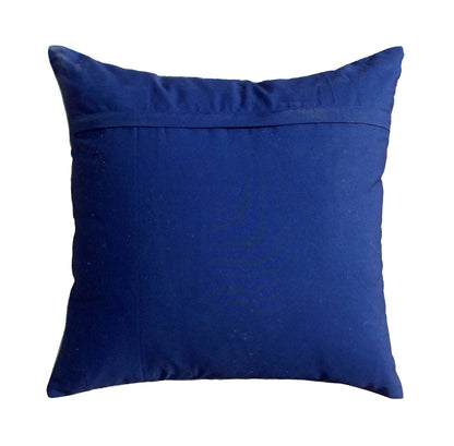 Gondal Art Linen Pillow Cover with Peacock Motif Handcrafted 16x16