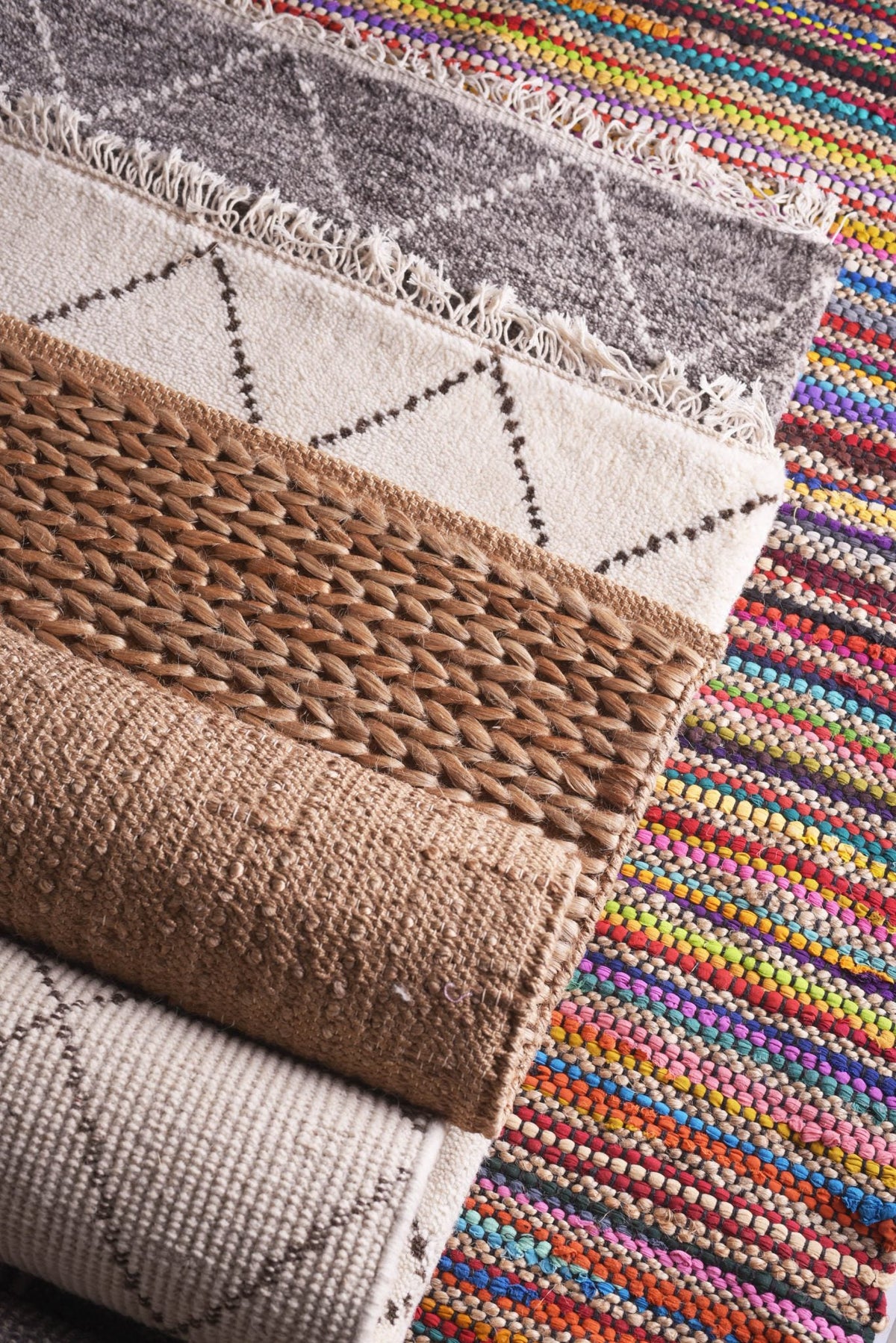 Natural Hemp Rug | Handwoven Pure Hemp | Rustic Boho Decor | 2 Sizes