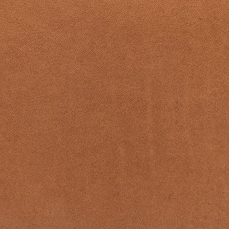 Camille Cushion Sofa Premium Camel Leather Solid Wood 3-Seater