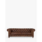 Halo Earle Chesterfield Grand 4 Seater Leather Sofa