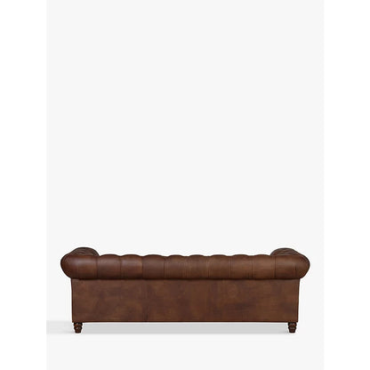 Halo Earle Chesterfield Grand 4 Seater Leather Sofa