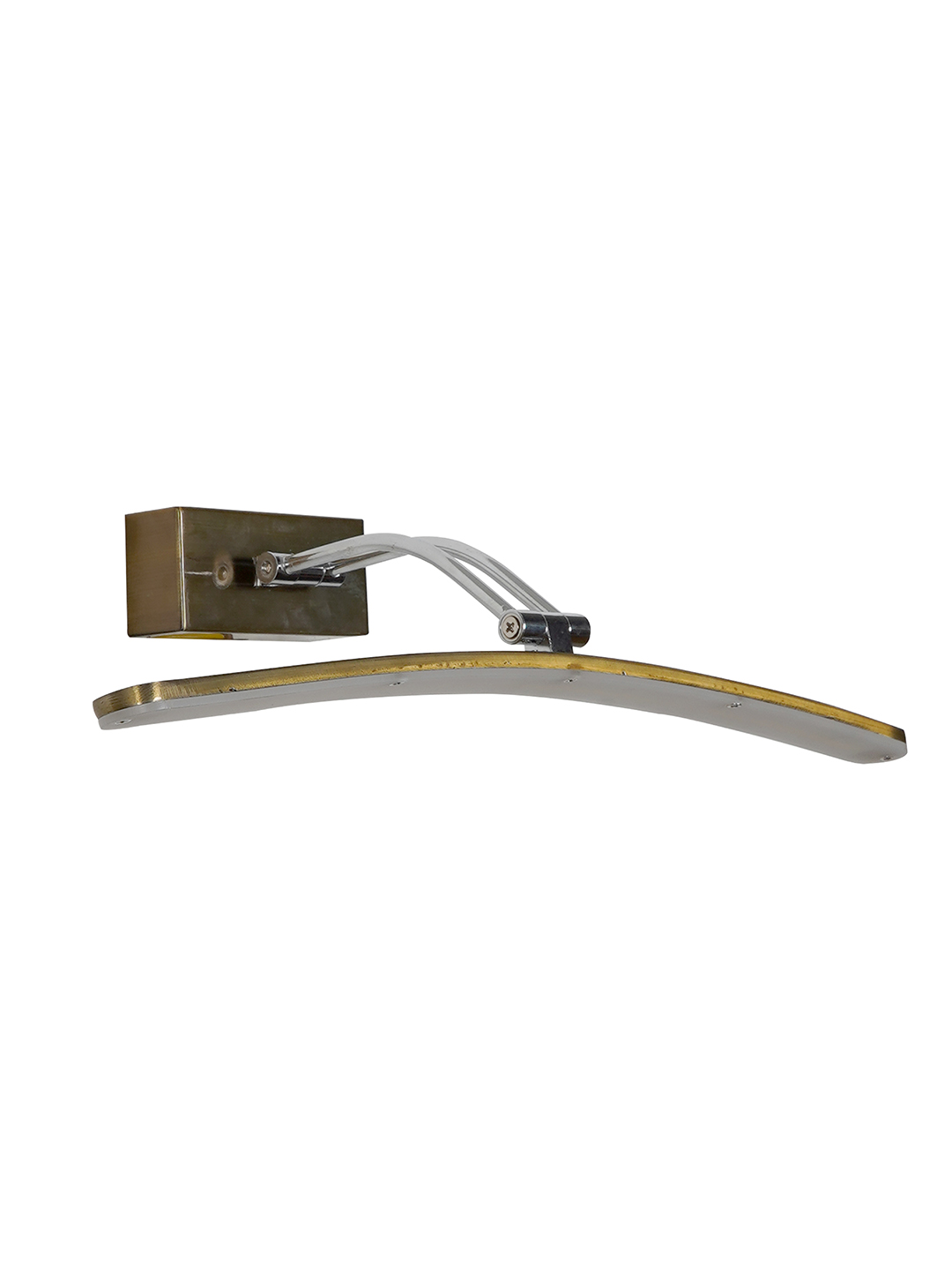 Modern Golden 16 Inch Wide Curved Aluminium Bar 20W Warm White LED Picture/Vanity Light